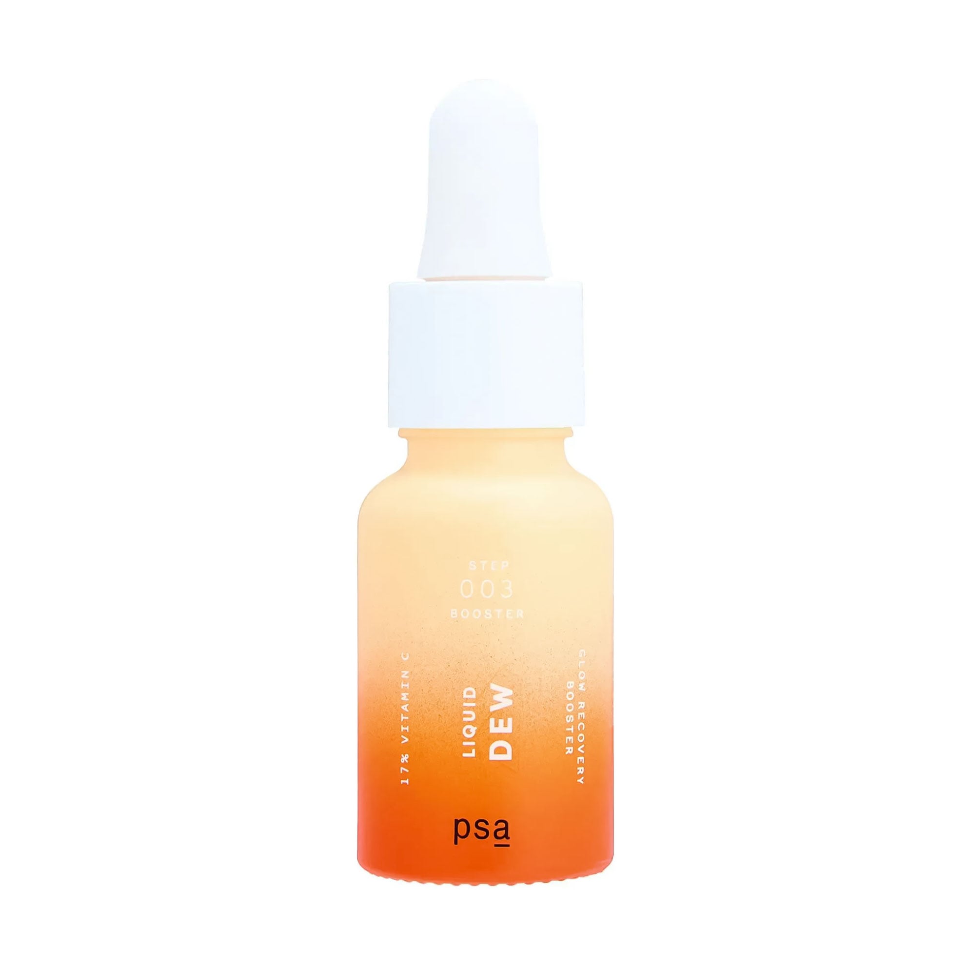 Відновлювальний бустер для обличчя PSA Liquid Dew 17% Vitamin C Glow Recovery Booster з вітаміном С, 15 мл